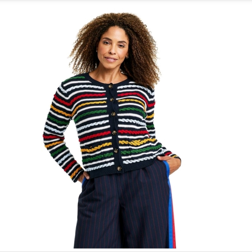 La Ligne x Target striped Cardigan Medium